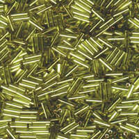 Miyuki 6mm Bugle Bead - BGL2-9014 - Silver Lined Chartreuse