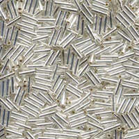 Miyuki 6mm Bugle Bead - BGL2-9061 - Silver Lined Crystal