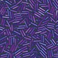 Miyuki 6mm Bugle Bead - BGL2-9414FR - Matte Opaque Cobalt AB