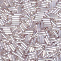 Miyuki 6mm Bugle Bead - BGL2-9551 - Gilt Lined Opal