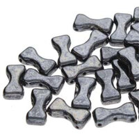 Bow Tie 6mm x 12mm - Jet Hematite - BON61223980-14400