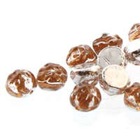 7mm Baroque Cabochon 2 Hole - Backlit Peach - CCB0700030-27102
