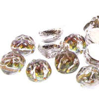 7mm Baroque Cabochon 2 Hole - Backlit Vapor - CCB0700030-29942