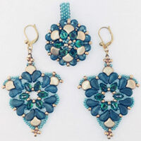 Chandelier Earrings & Statement Ring