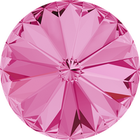 *Pack of 1 - 1122 - 12mm - Rose F (209) - Rivoli Round Stone
