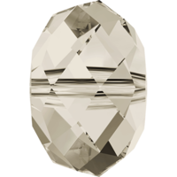 Pack of 25 - 5040 - 4mm - Crystal Silver Shade (001 SSHA) - Briolette Crystal Bead 