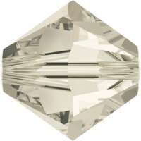 Pack of 31 - 5328 - 6mm - Crystal Silver Shade (001 SSHA) - Bicone Xilion Crystal Bead