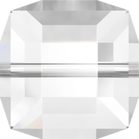 Pack of 4 - 5601 - 6mm - Crystal (001) - Cube Crystal Bead