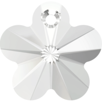 Pack of 4 - 6744 - 14mm - Crystal (001) - Flower Crystal Pendant 