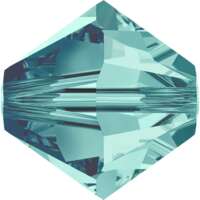Pack of 30 - 5328 - 6mm - Blue Zircon (229) - Bicone Xilion Crystal Bead