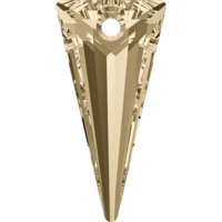 Pack of 1 - 6480 - 39mm - Crystal Golden Shadow (001 GSHA) - Spike Pendant