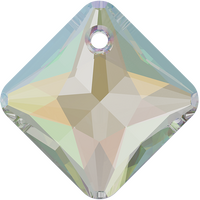 Pack of 3 - 6431 - 16mm - Crystal AB (001 AB) - Princess Cut Pendant