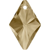 Pack of 2 - 6320 - 19mm - Crystal Golden Shadow (001 GSHA) - Rhombus Crystal Pendant