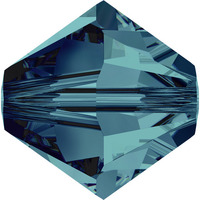 Pack of 30 - 5328 - 6mm - Indicolite (379) - Bicone Xilion Crystal Bead