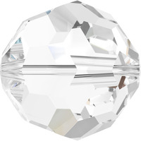 Pack of 6 - 5000 - 12mm - Crystal (001) - Round Crystal Bead