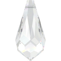 Pack of 10 - 6000 - 11mm x 5.5mm - Crystal (001) - Pencil Drop Pendant