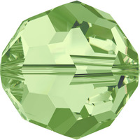 Pack of 100 - 5000 - 4mm - Peridot (214) - Round Crystal Beadd Crystal Bead