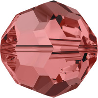 Pack of 7 - 5000 - 8mm -  Padparadscha (542) - Round Crystal Bead