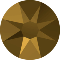 Pack of 144 - 2088 - SS20 (4.60 - 4.80mm) - Crystal Dorado F (001 DOR) - Xirius Rose Non Hot Fix Flat Back Crystal