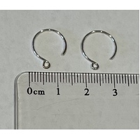 Pack of 2pr - Round Loop Earring - Small - Sterling Silver