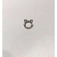 Pack of 1 - Sterling Silver Charm with 2 loops