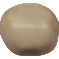 Pack of 7 - 5840 - 14mm - Crystal Bronze Pearl (001 295) - Baroque Crystal Pearl