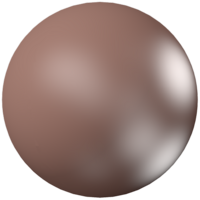 Strand (50) - 5810 - 8mm - Crystal Velvet Brown Pearl (001 951) - Round Crystal Pearls