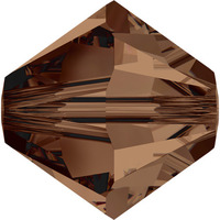 Pack of 30 - 5328 - 5mm - Smoked Topaz (220) - Bicone Xilion Crystal Bead