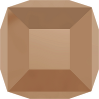 Pack of 8 - 5601 - 6mm - Crystal Rose Gold (001 ROGL) - Cube Crystal Bead