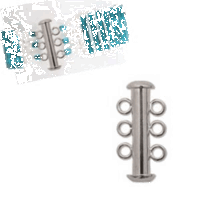 Multi Strand Clasp - 21mm - 3 Strand - CLSP04