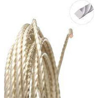 Tarnish Resistant Soft Temper Silver 18 Gauge Twisted Wire