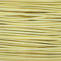 Tarnish Resistant Soft Temper Champagne Gold 21 Gauge Half Round Wire