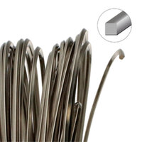 Tarnish Resistant Soft Temper Titanium 21 Gauge Square Wire
