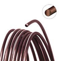 Tarnish Resistant Soft Temper Smoke Quartz 22 Gauge Round Wire