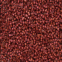 Matubo 10/0 Cylinder Bead - CYL1000030-01750 - Crystal Bronze Fire Red