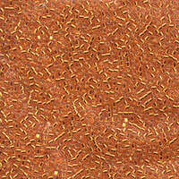 Miyuki 11/0 Delica Bead - DB045 - Silver Lined Orange
