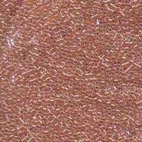 Miyuki 11/0 Delica Bead - DB054 - Lined Peach AB