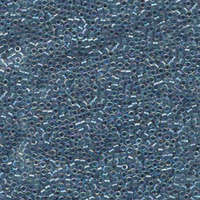 Miyuki 11/0 Delica Bead - DB058 - Lined Light Blue AB