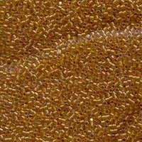 Miyuki 11/0 Delica Bead - DB065 - Lined Topaz AB