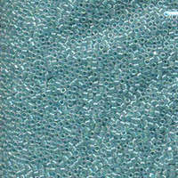 Miyuki 11/0 Delica Bead - DB079 - Lined Aqua Blue AB