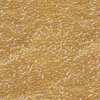 Miyuki 11/0 Delica Bead - DB100 - Transparent Light Amber AB 