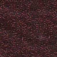 Miyuki 11/0 Delica Bead - DB105 - Gold Luster Transparent Red