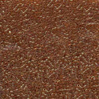 Miyuki 11/0 Delica Bead - DB121 - Dark Topaz Gold Luster