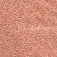 Miyuki 11/0 Delica Bead - DB207-1 - Opaque Peach Luster - Lead Free