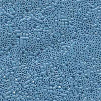 Miyuki 11/0 Delica Bead - DB218 - Opaque Light Blue Luster