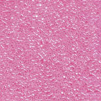 Miyuki 11/0 Delica Bead - DB246 - Lined Crystal / Dark Pink