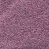 Miyuki 11/0 Delica Bead - DB253 - Pink Luster Opaque Mauve