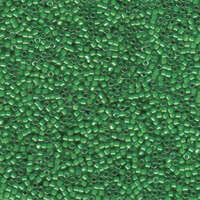 Miyuki 11/0 Delica Bead - DB274 - Lined Green / Lime Luster