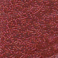 Miyuki 11/0 Delica Bead - DB295 - Lined Red / Red AB Luster
