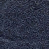 Miyuki 11/0 Delica Bead - DB301 - Matte Blue Grey